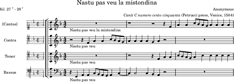 preview of first system of score