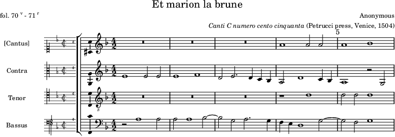 preview of first system of score