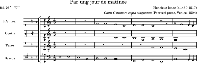 preview of first system of score