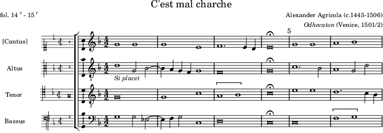 preview of first system of score