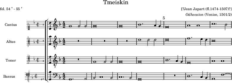 preview of first system of score